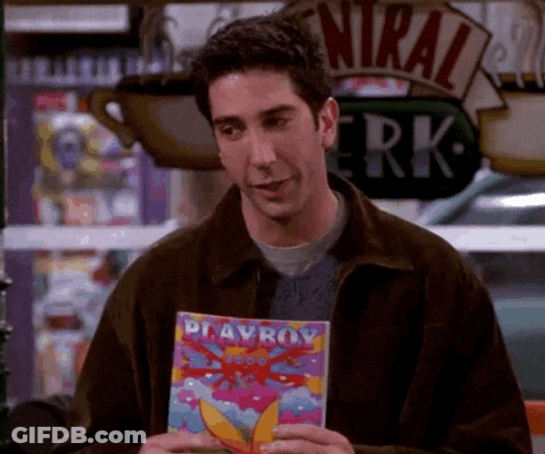 Ross Geller Pat Myself On The Back GIF