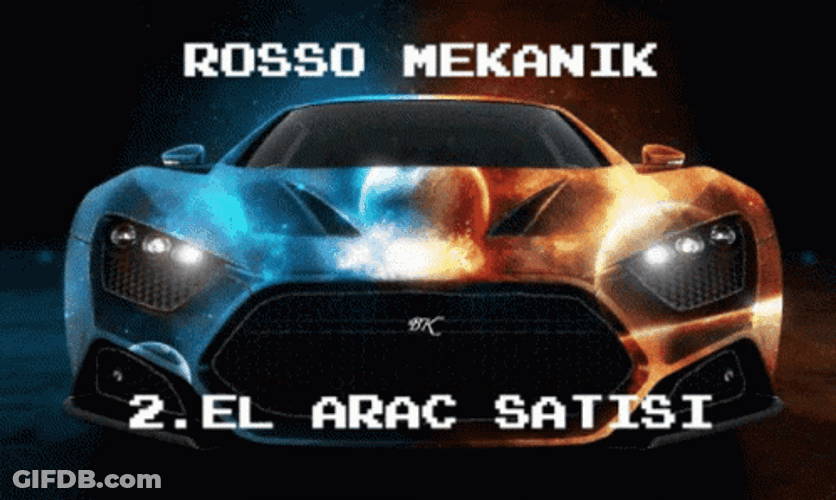Rosso Mekanik Cool Cars GIF