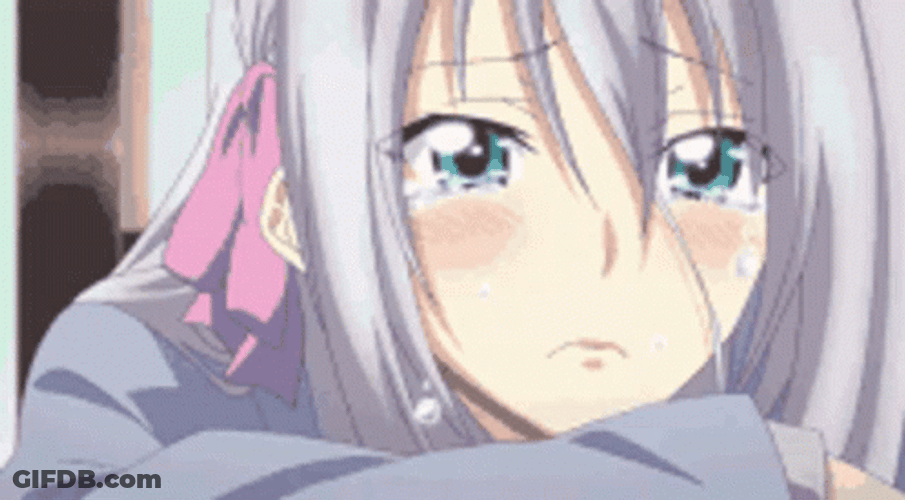 Rossweisse Animated Crying GIF