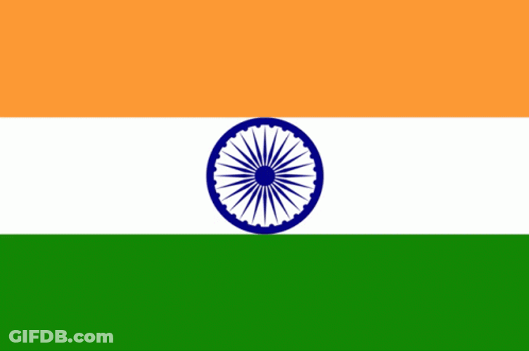 Rotating Flag Of India GIF