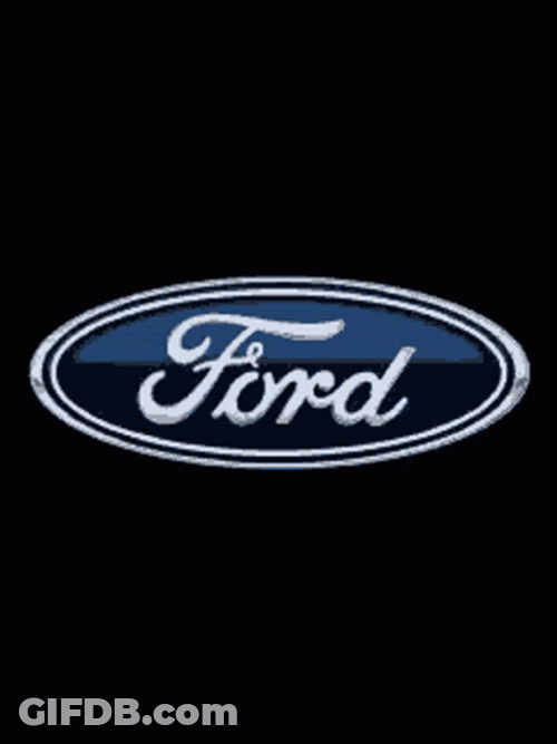 Rotating Ford Logo Animation GIF