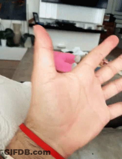 Rotating Hand Waving Loop GIF