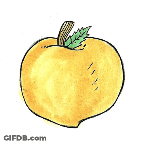 Rotating Peach Moving Graphic Arts GIF
