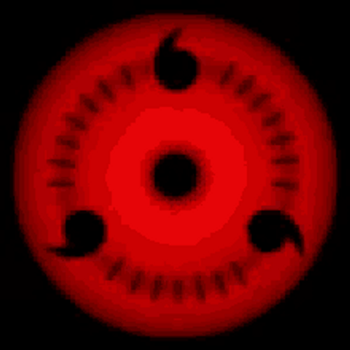 Rotating Sharingan Eye GIF