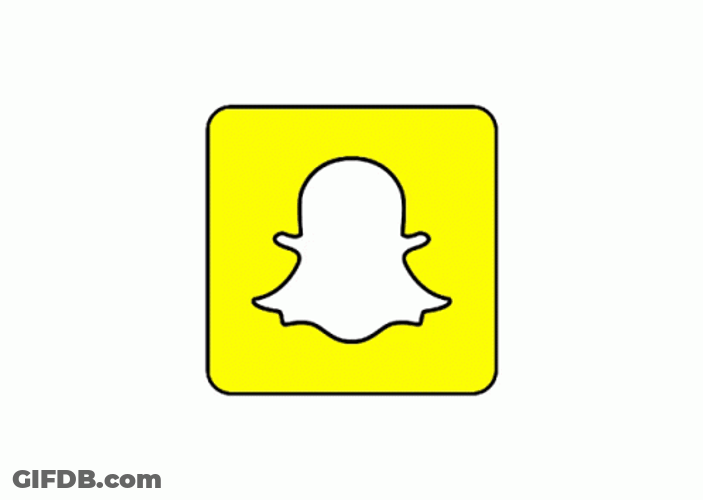 Rotating Snap Chat Logo GIF