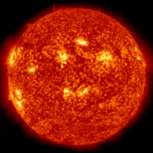 Rotating Solar Sun GIF