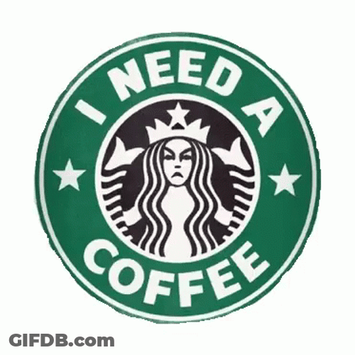 Rotating Starbucks Logo Mobile Art GIF