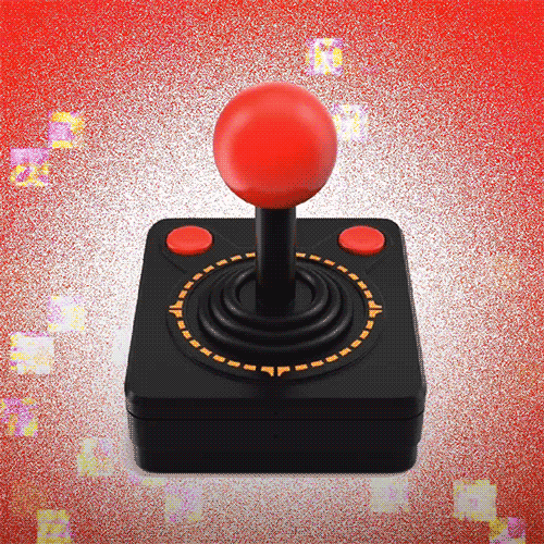 Rotating Video Game Joystick Controller GIF