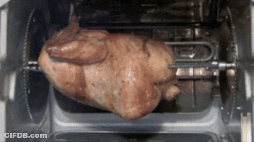 Rotisserie Chicken Cooking GIF