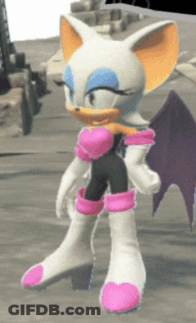 Rouge The Bat Standing GIF
