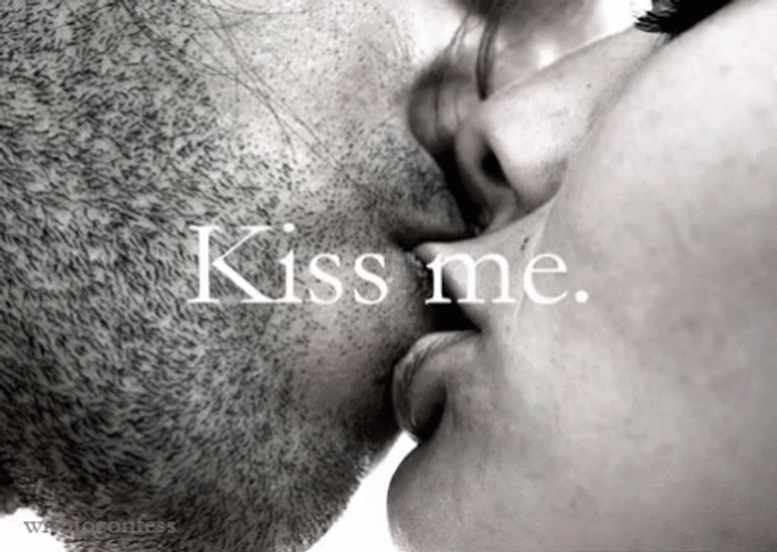Rough Kiss Me Collage GIF