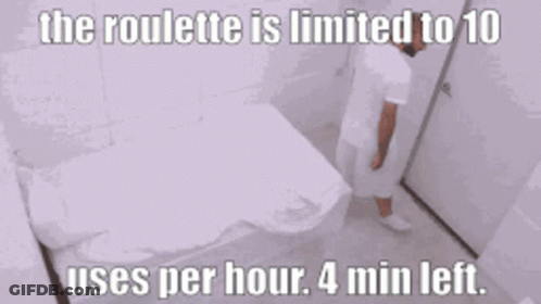 Roulette Limited To 10 Uses Per Hour GIF