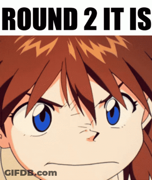 Round 2 Asuka Langley Sohryu Anime GIF