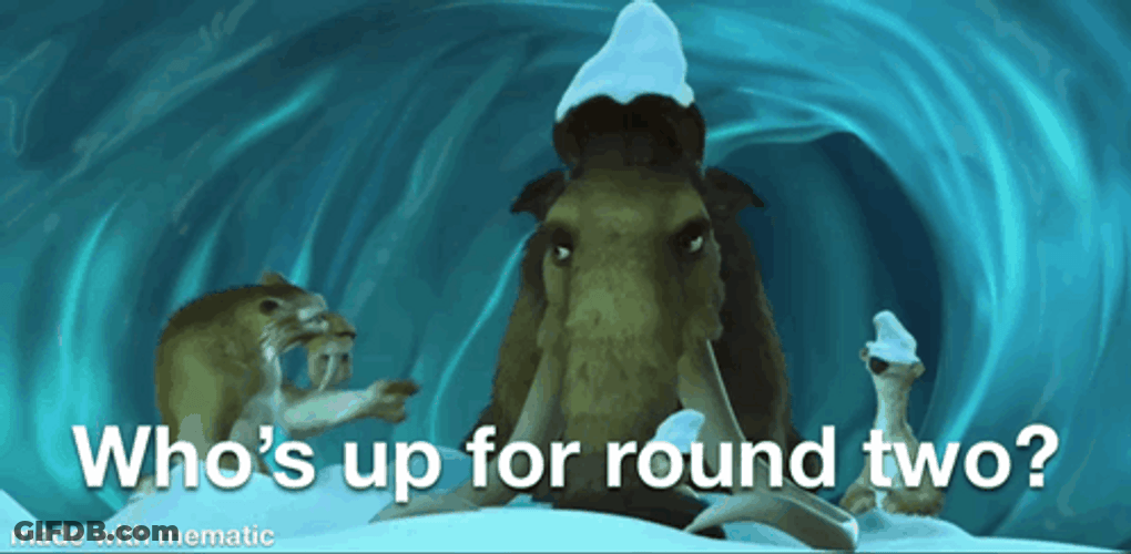Round 2 Ice Age Manny Diego Sid GIF