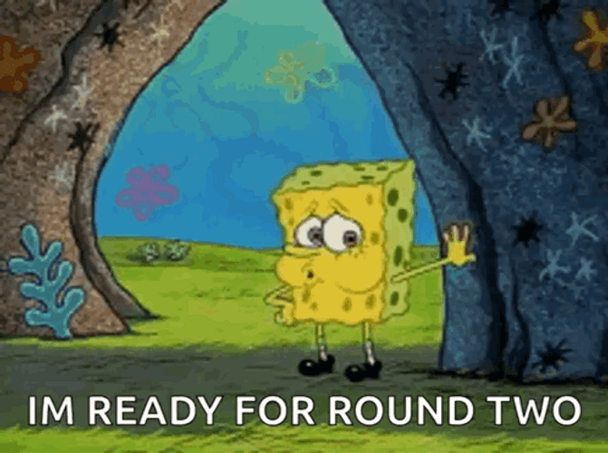 Round 2 SpongeBob SquarePants Heavy Breathing GIF