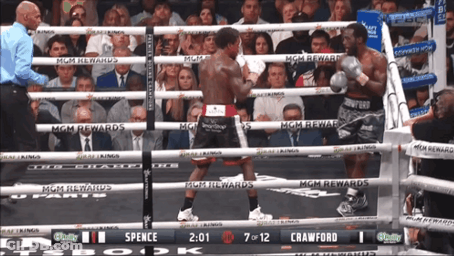 Round 7 Bud Crawford Versus Errol Spence GIF