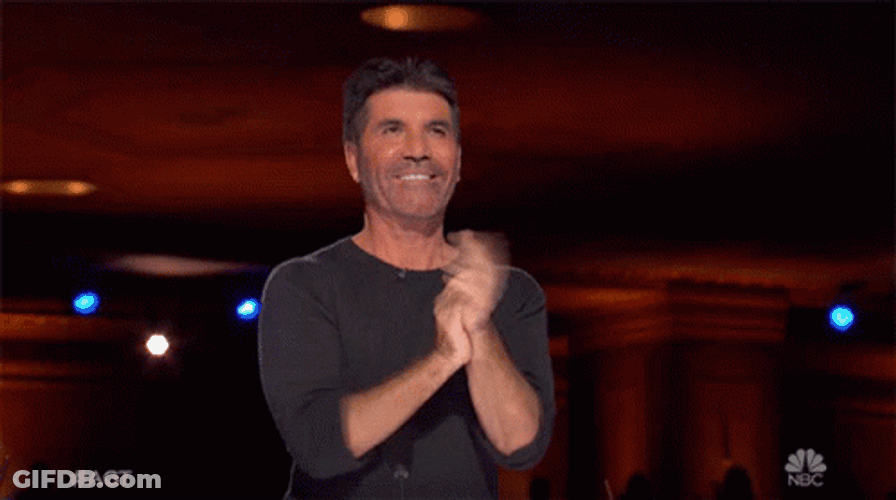 Round Of Applause Simon Cowell GIF