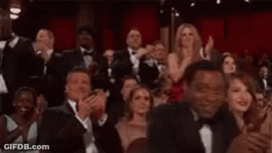 Round Of Applause Standing Ovation Awarding GIF