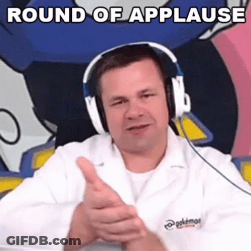 Round Of Applause While Streaming Loop GIF