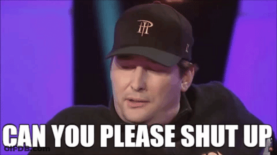 Rounders Can You Please Shut Up GIF