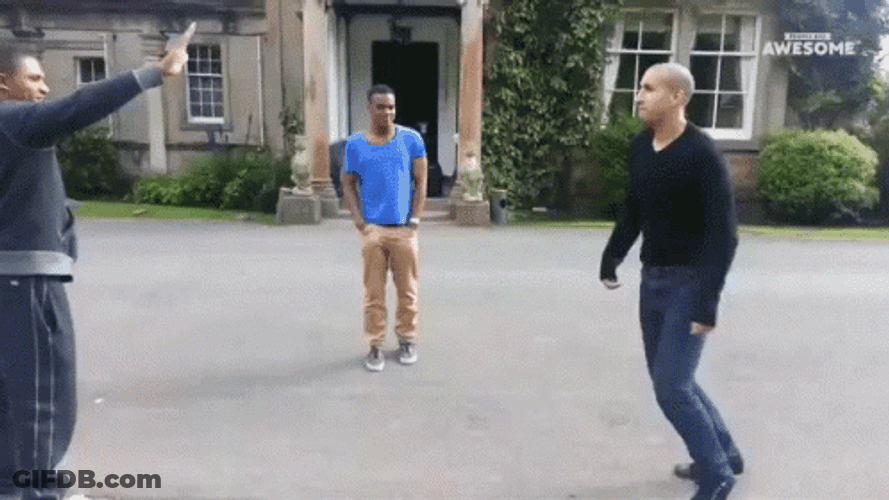 Roundhouse Kick Failed Funny GIF