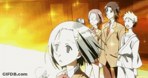 Row Of Anime Characters GIF