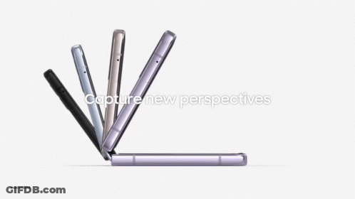 Row Of Cell Phones Capture New Perspectives GIF