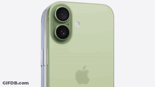 Row Of IPhones In Different Colors GIF