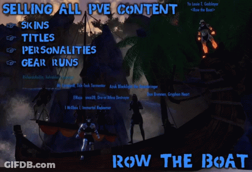 Row The Boat Video Game Boat On Ocean GIF