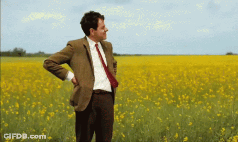 Rowan Atkinson Mr Bean Looking At Watch GIF