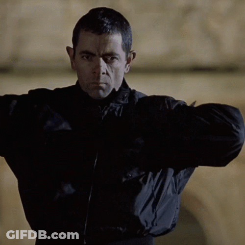 Rowan Atkinson Secret Service GIF