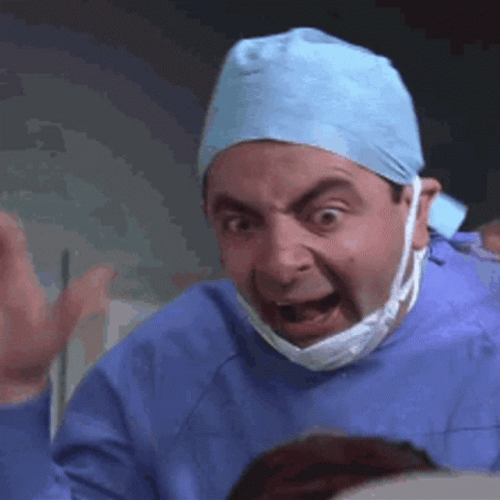 Rowan Atkinson Tease GIF