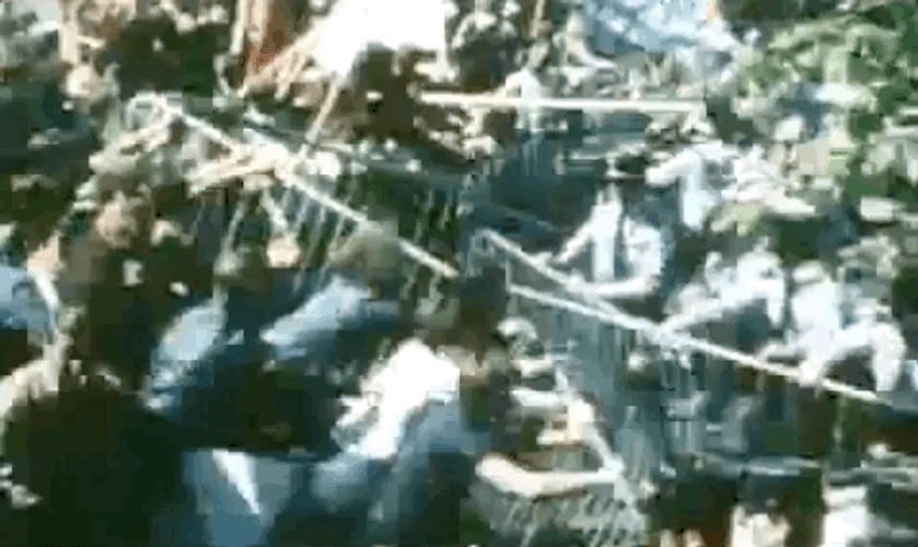 Rowdy Mob Chaotic Moment GIF