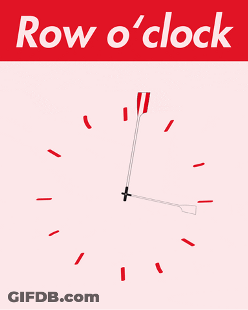 Rowing Machine Form Row O'clock GIF