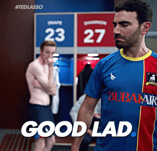Roy Kent Ted Lasso Good Lad Well Done GIF