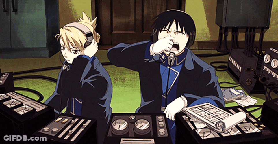 Roy Mustang Fullmetal Alchemist Crying Scream GIF