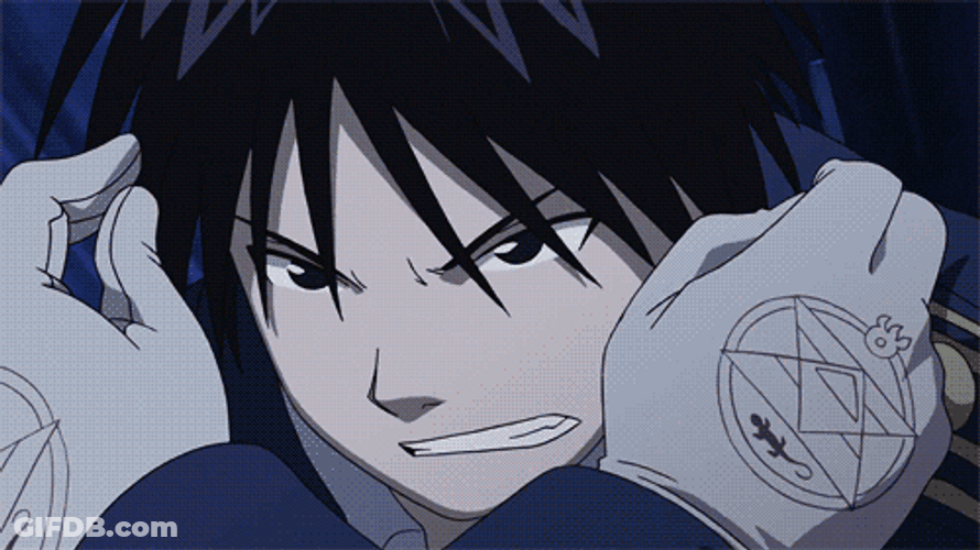 Roy Mustang Fullmetal Alchemist Fire Burst Explosion GIF