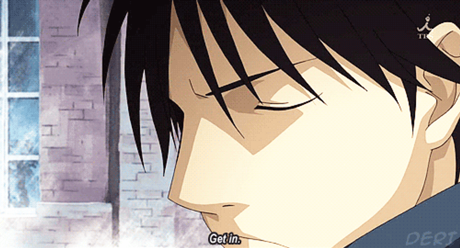Roy Mustang Fullmetal Alchemist Get In Car GIF