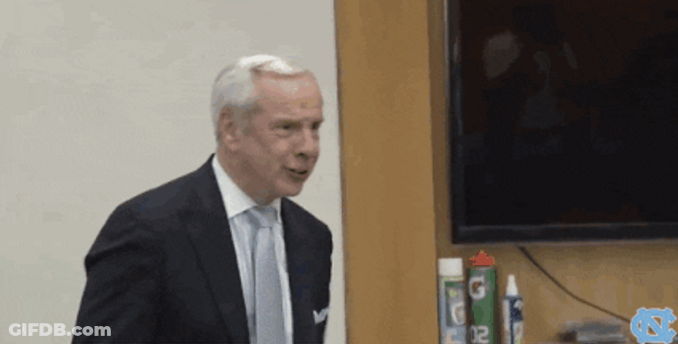 Roy Williams Cheering His Team GIF