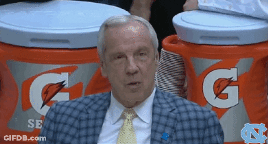 Roy Williams Chewing A Gum GIF