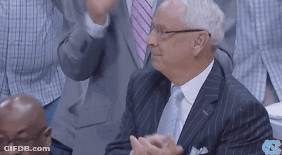 Roy Williams Clapping GIF