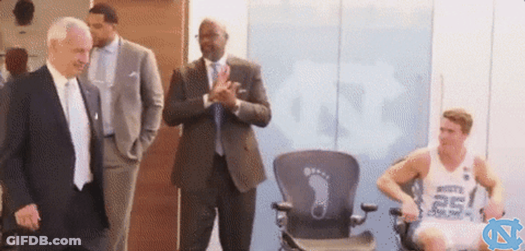 Roy Williams Congratulate His Team GIF