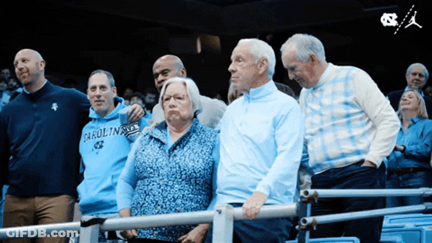 Roy Williams Thumbs Up With Fans GIF