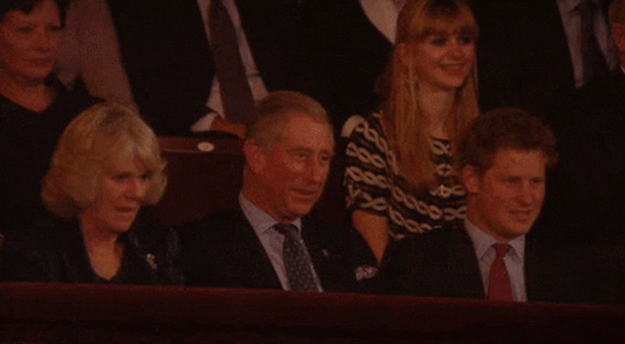Royal Family Laughing Out Loud GIF