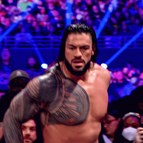 Royal Rumble Roman Reigns Superman Kick GIF