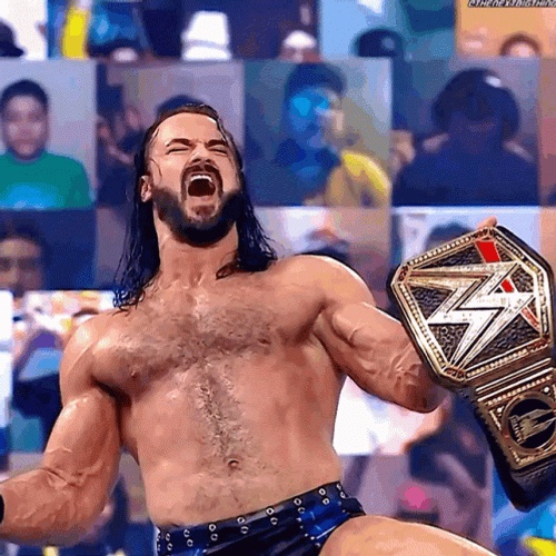 Royal Rumble Winner Drew McIntyre GIF