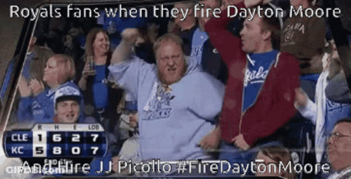 Royals Fans Fire Dayton Moore Hire JJ Picotto GIF