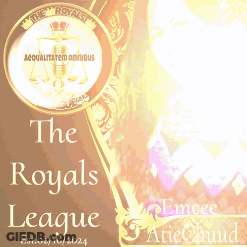 Royals League Poster With Woman GIF