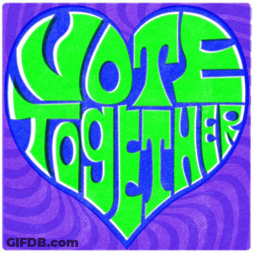 RSVP To The Polls Poster GIF