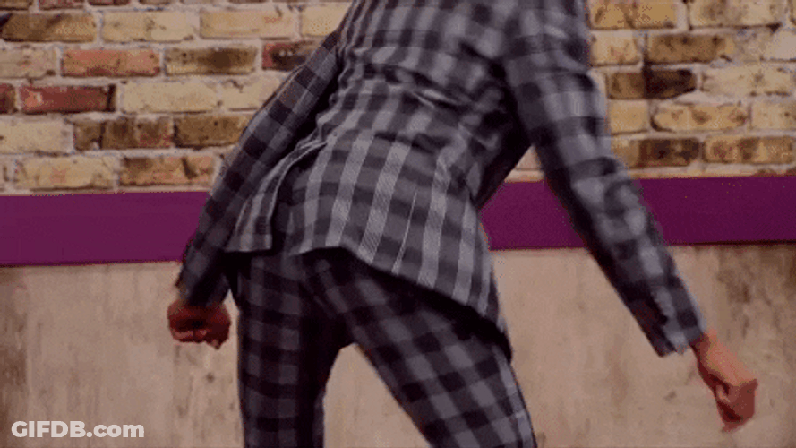 Ru Paul Shaking Off Butt GIF